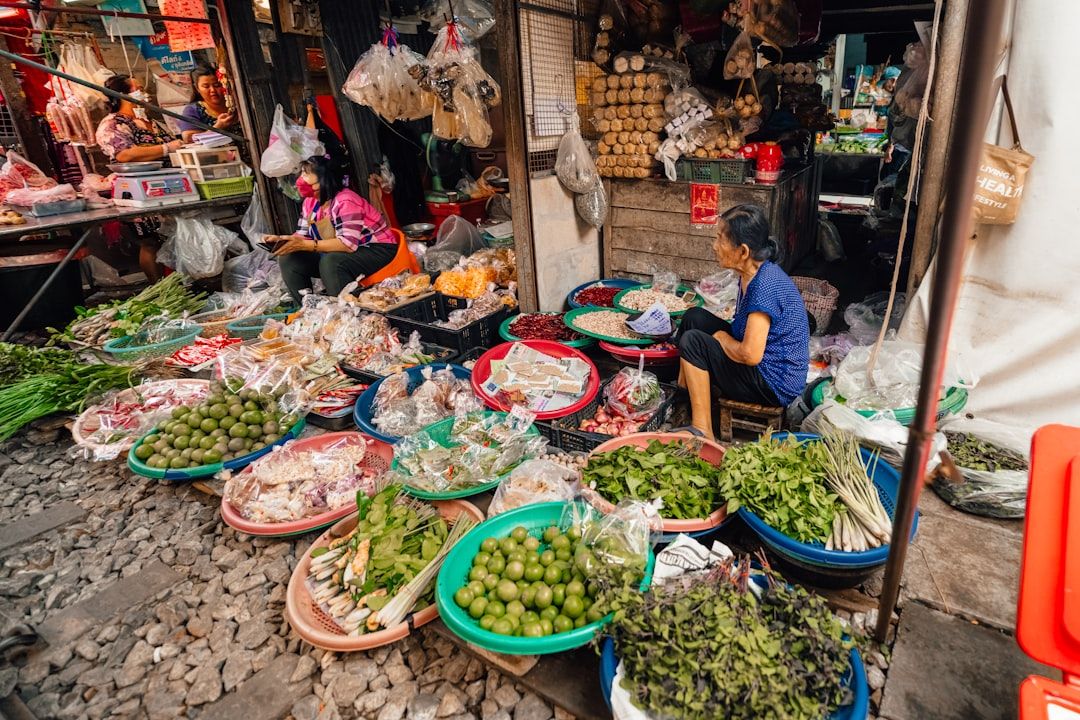 Thailand street market local life